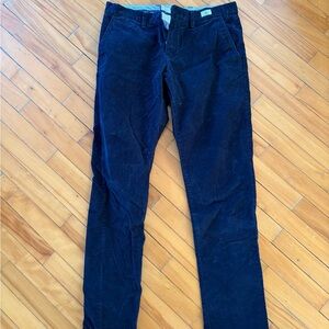 Tommy Hilfiger Dark Blue Corduroy Pants